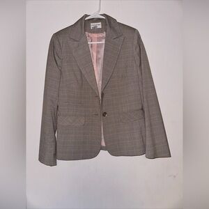 Charles Gray London Blazer women’s Size 8- tan and pink